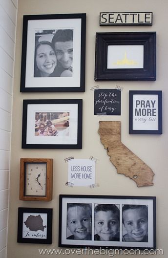 Create a Pottery Barn inspired wall with lots of sentiment and meaning!