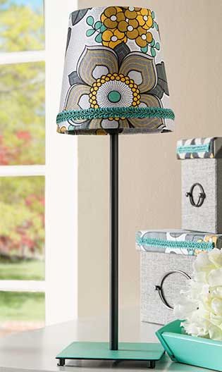 Decoupage - Fabric Covered Lampshade