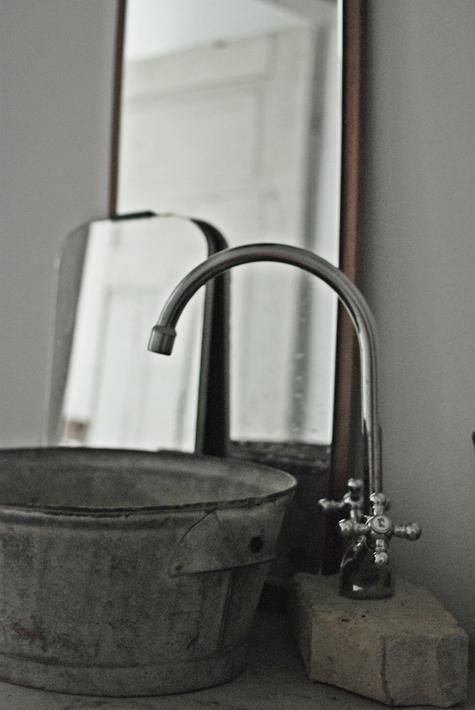 DIY: Galvanized Bucket as Bathroom Sink : Remodelista  remodelista.com/...