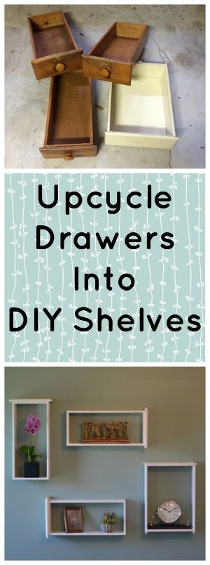 DIY Shelves ~ Easy How To On The Cheap | savingthefamilymo... #upcycle