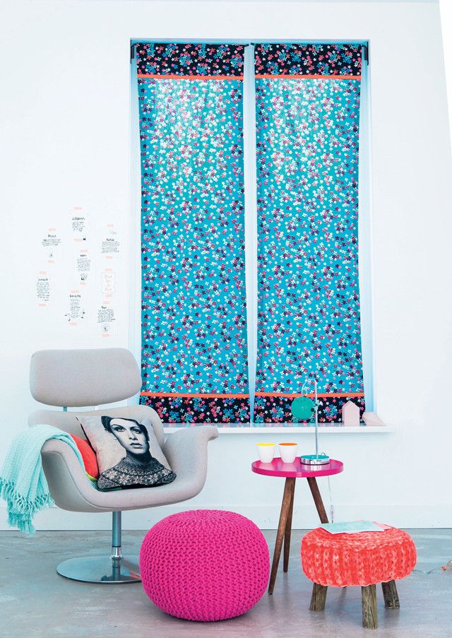 Easy fabric panel curtains