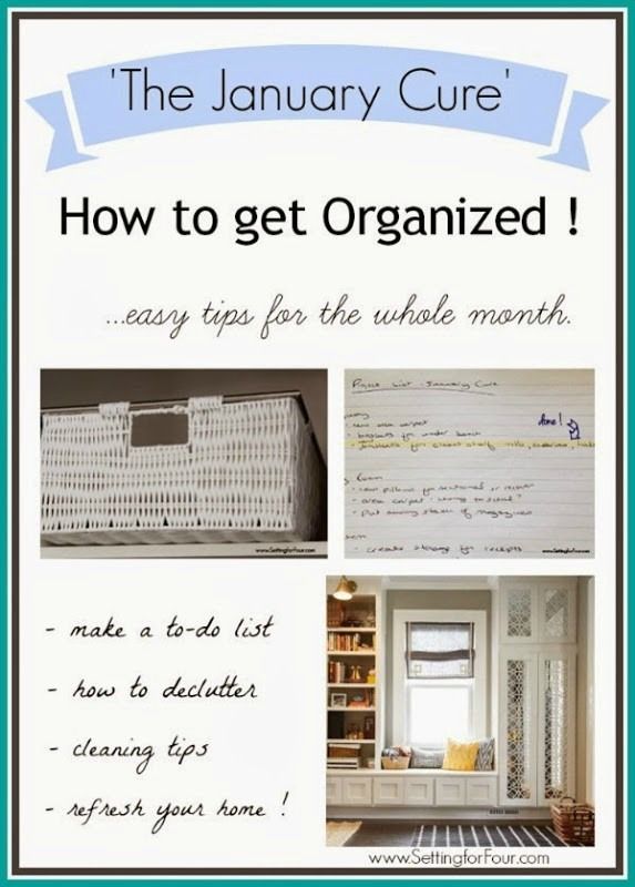How to get organized at home - easy tips for the whole month!