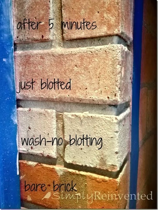 How to whitewash brick. I might need this one day.