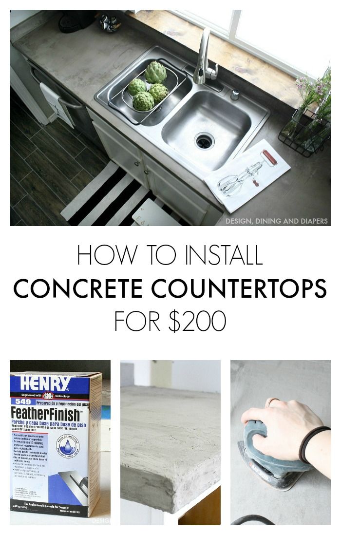 My Experience Installing Ardex Concrete Countertops for just $200! Anyone can do...
