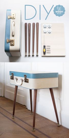 Suitcase table
