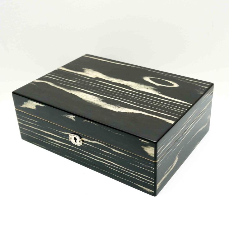 Exotic Wood Lacquer Jewelry Box. Our top of the line lacquer jewelry box, made f...