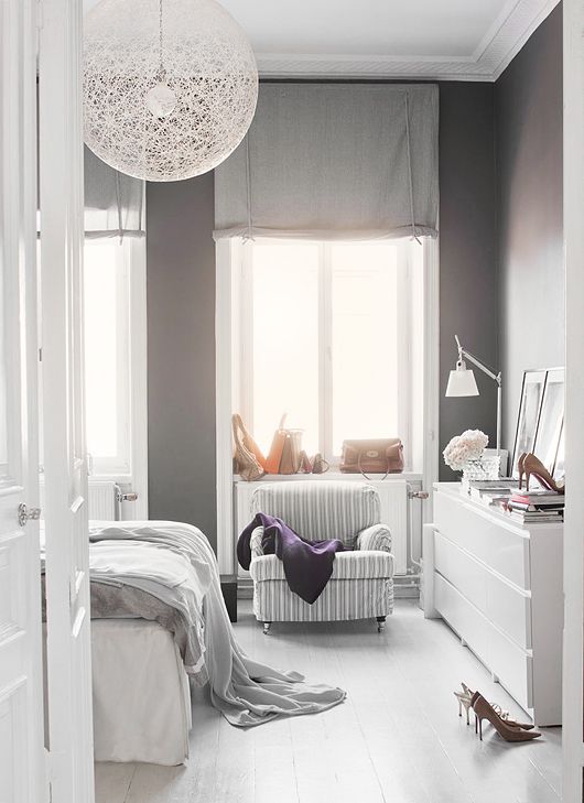 Bedroom | grey walls