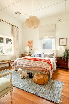 Farmhouse bedroom | 100 Year old house becomes a family home in Australia - ecle...