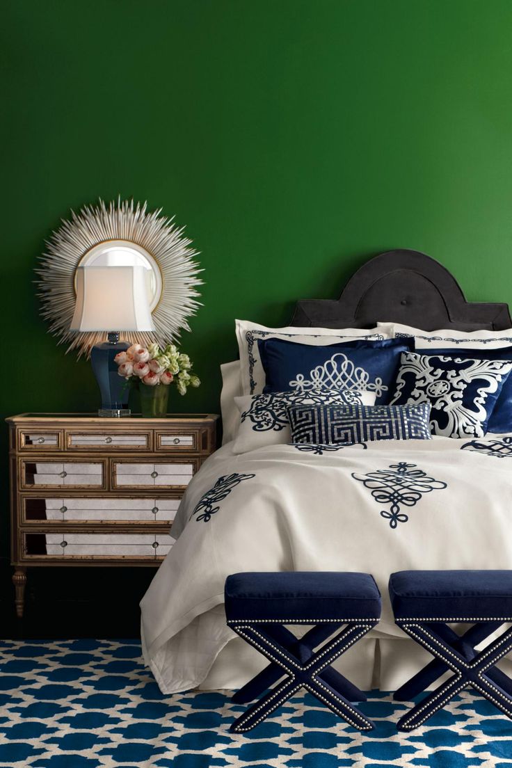Pictures of Emerald Green Spaces | Color Palette and Schemes for Rooms in Your H...