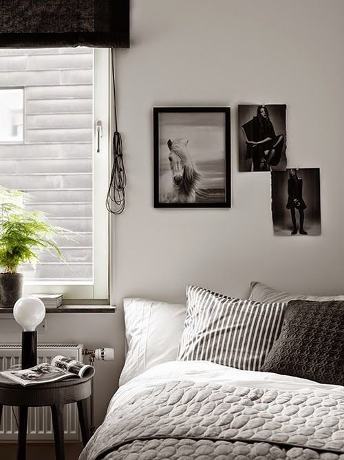 Shades of grey and white in a Stockholm space