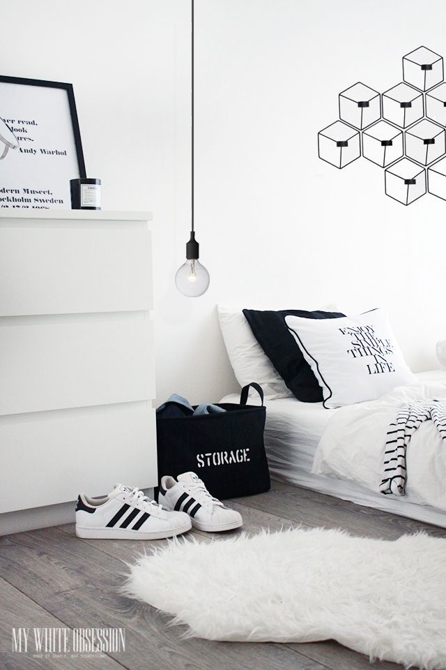 Via My White Obsession | White Bedroom | Muuto | Menu | Ikea