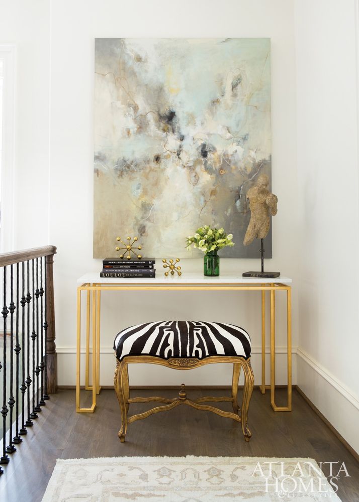 Meg Harrington and Ann Huff | Large abstract paintings infuse the space with sop...