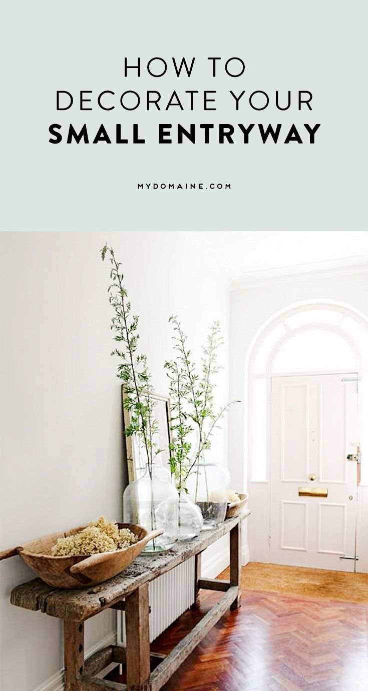 Ways to design your small entryway