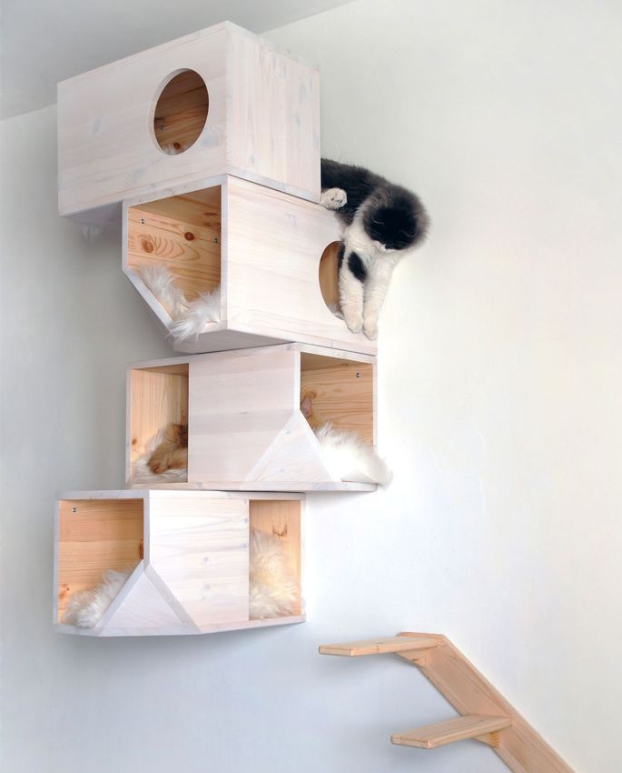 DIY cat tower