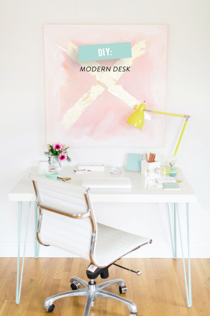 #DIY Ikea Hack, Modern Office #desk  Photography: Ruth Eileen - rutheileenphotog...