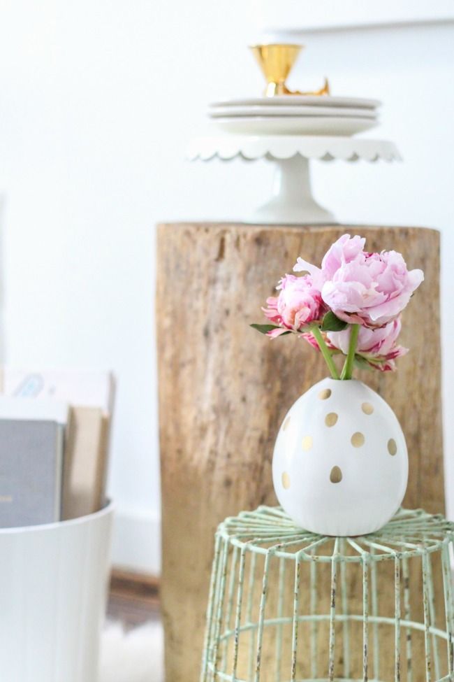 Make your own dotted vase and DIY Upcycled Containers