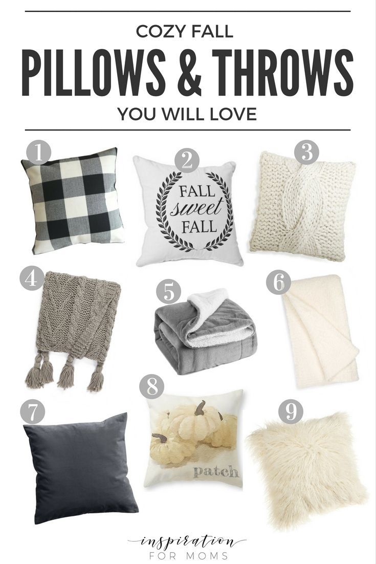 Snuggle up this season with some of my favorite cozy Fall pillows and throws. M...