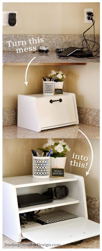 Turn a bread box into a charging station