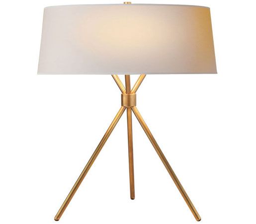 A nod to Atomic Age design with its splayed tripod base and slim, tapered drum s...
