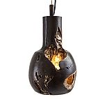Decay Pendant 05 in French Brown, Pot Ash & Polished Bronze mimics the character...