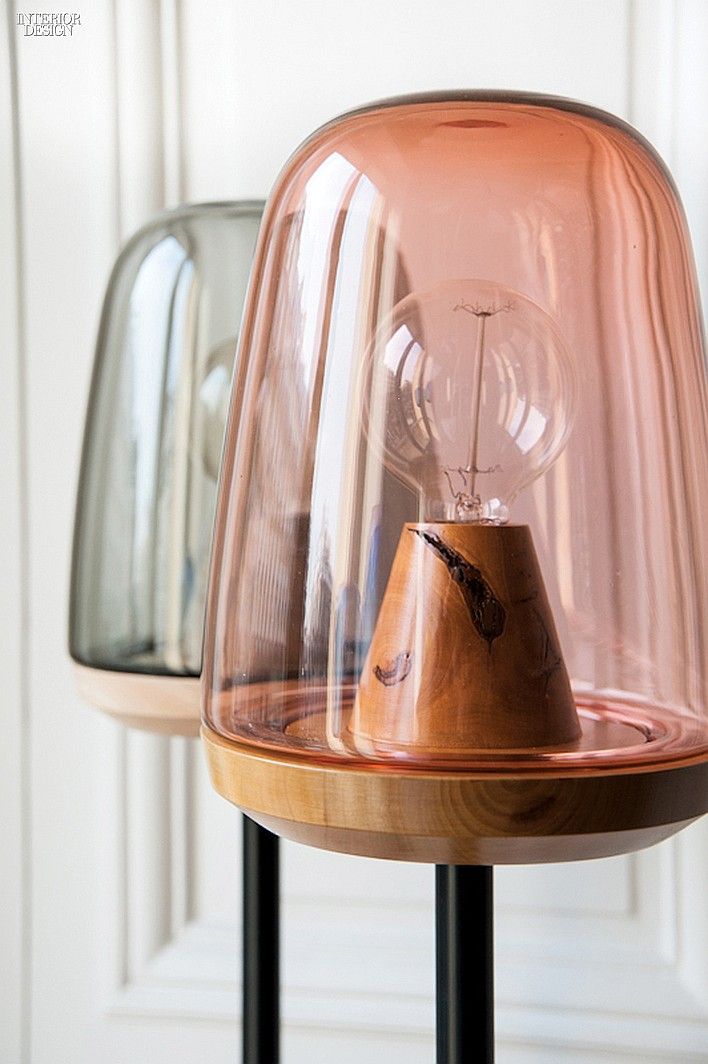 Editors' Picks: 90 Statement Light Fixtures | Lampione I lamps in turned ash and...