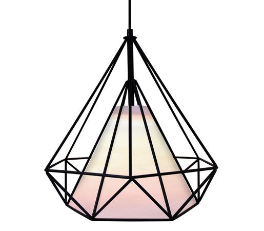Update your space with the #industrial inspired, LumiSource Hedron Pendant Lamps...