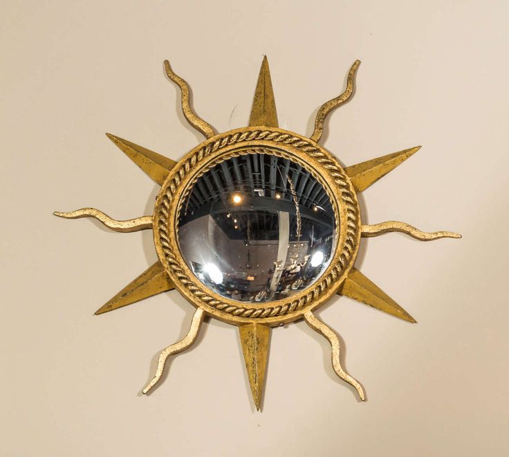 Gilbert POILLERAT Starburst Mirror | From a unique collection of antique and mod...