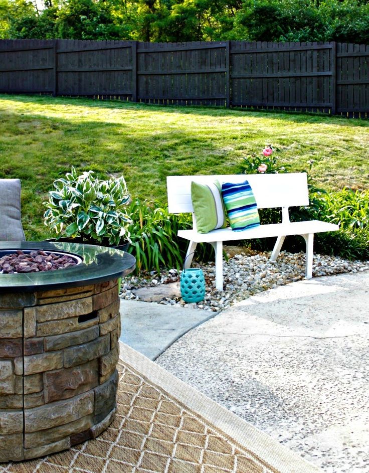 backyard spring makeover with Lowe's