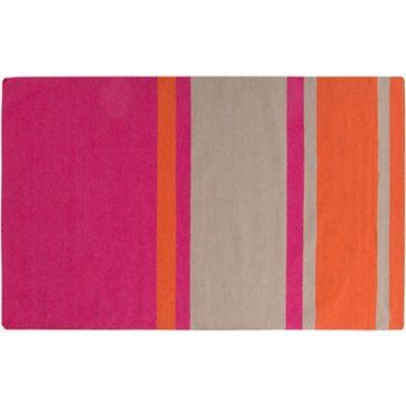 Check out this item at One Kings Lane! Lyssa Flat-Weave Rug, Pink