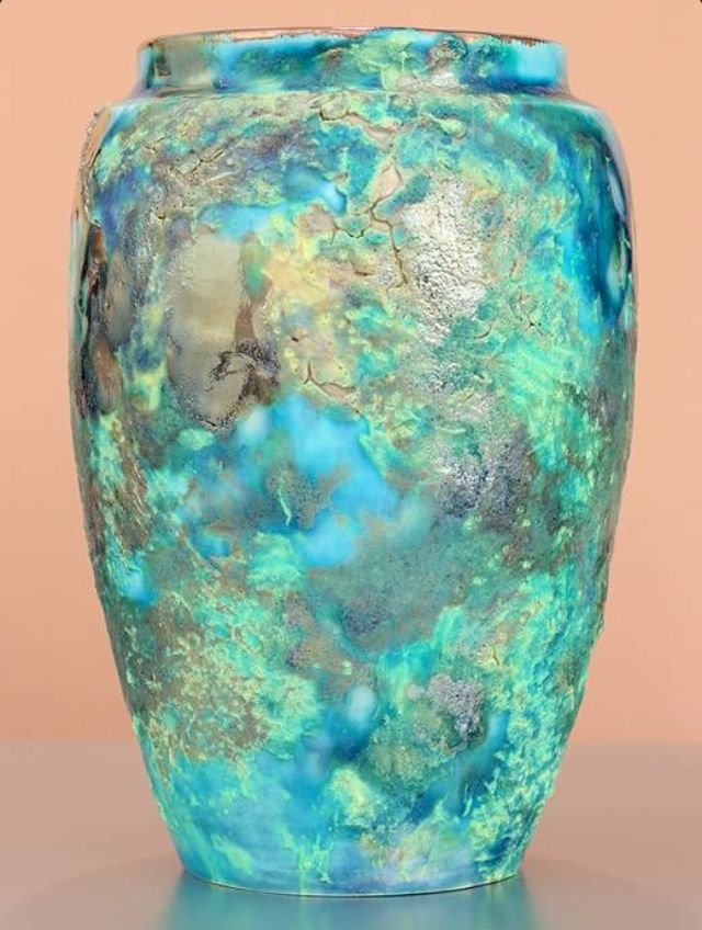 Aqua. Teal. Turquoise. ~ vase