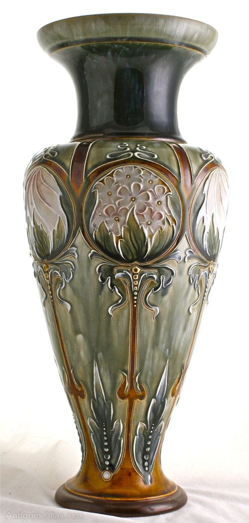 Doulton Lambeth Large Exhibition Vase. E Simmance www.antiques-atla...