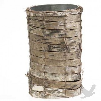 Natural Birch Bark Vases