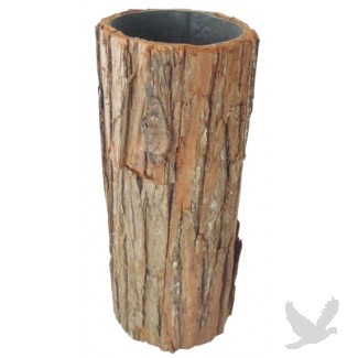 Natural Wood Bark Vases
