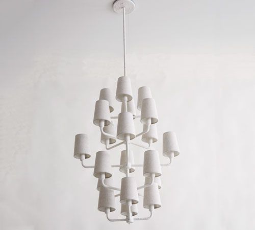 Interior Design Magazine: Bone Simple Design chandelier #InteriorDesignMagazine ...