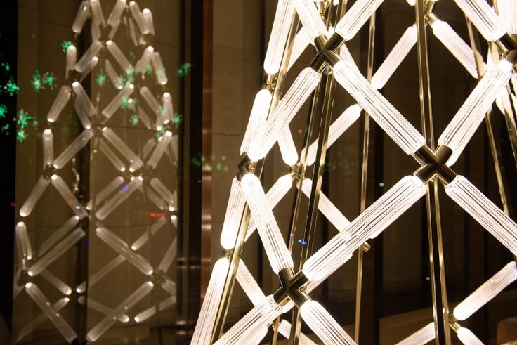 Yabu Pushelberg and Lasvit Design Christmas Tree for Hong Kong Charity