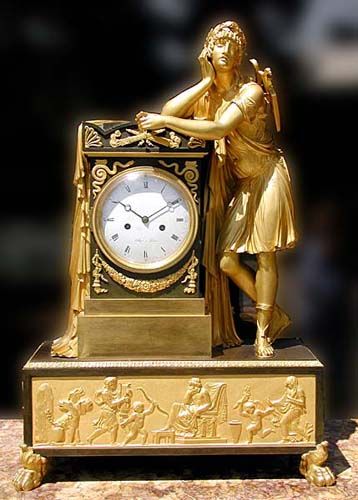 French Empire Mantle Clock