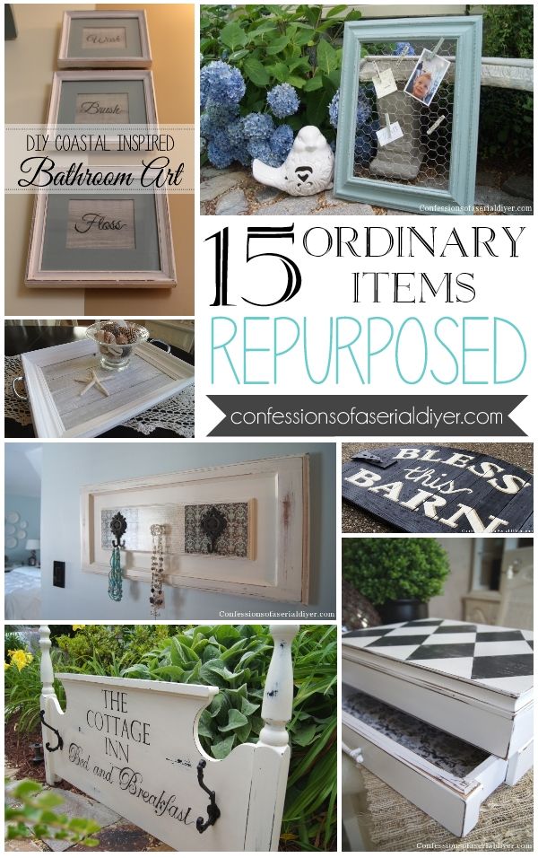 15 Ordinary Items Repurposed. #thehouseofvangogh is going to share this