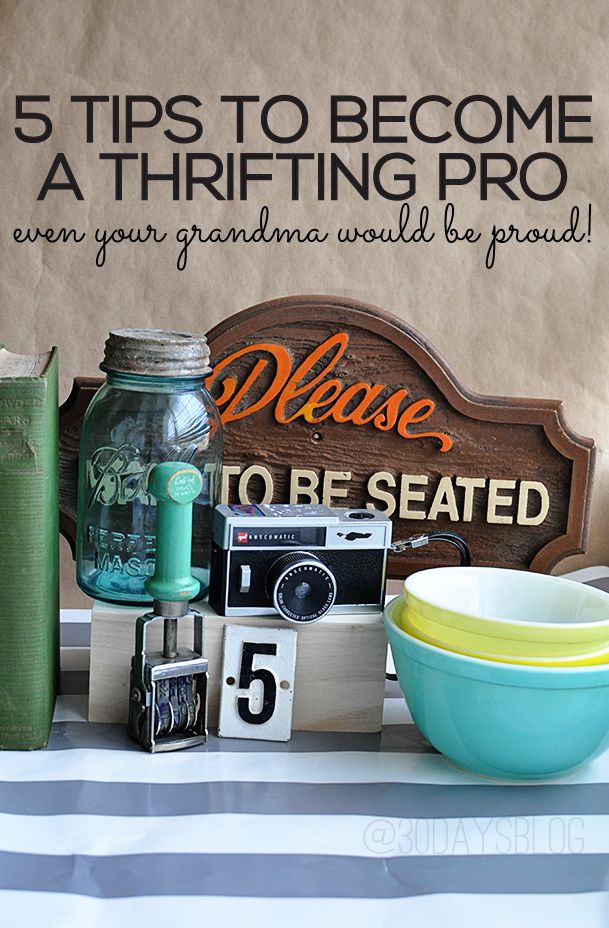 5 simple tips to become a thrifting pro- even your grandma would be proud- Easy ...