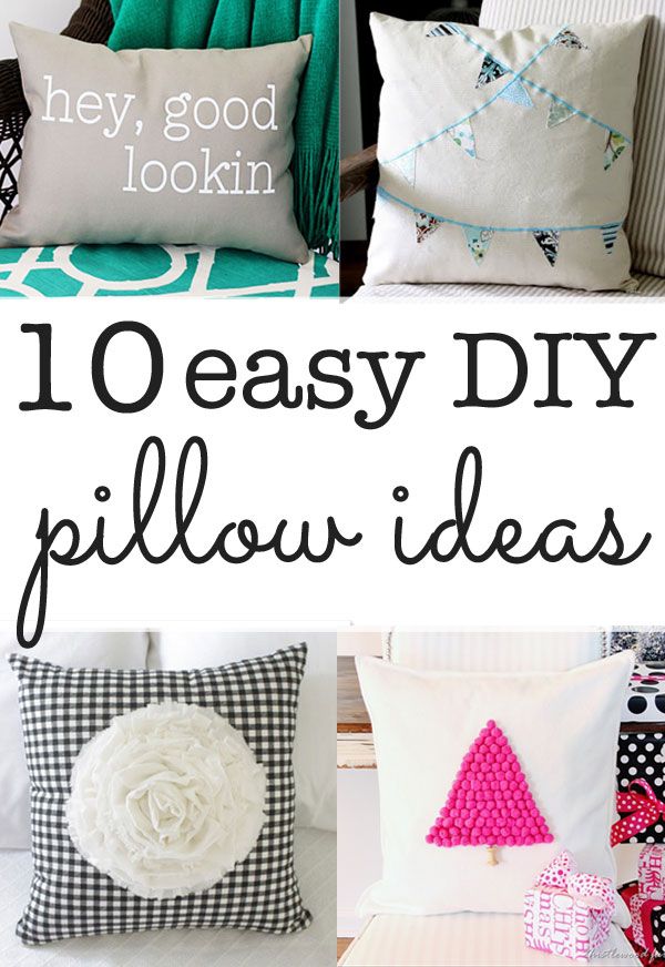 DIY pillow ideas