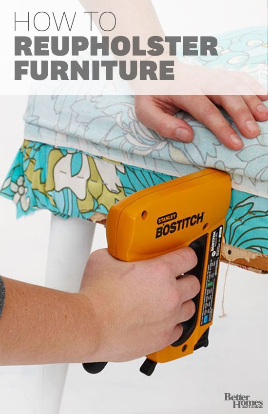 How to re-upholster