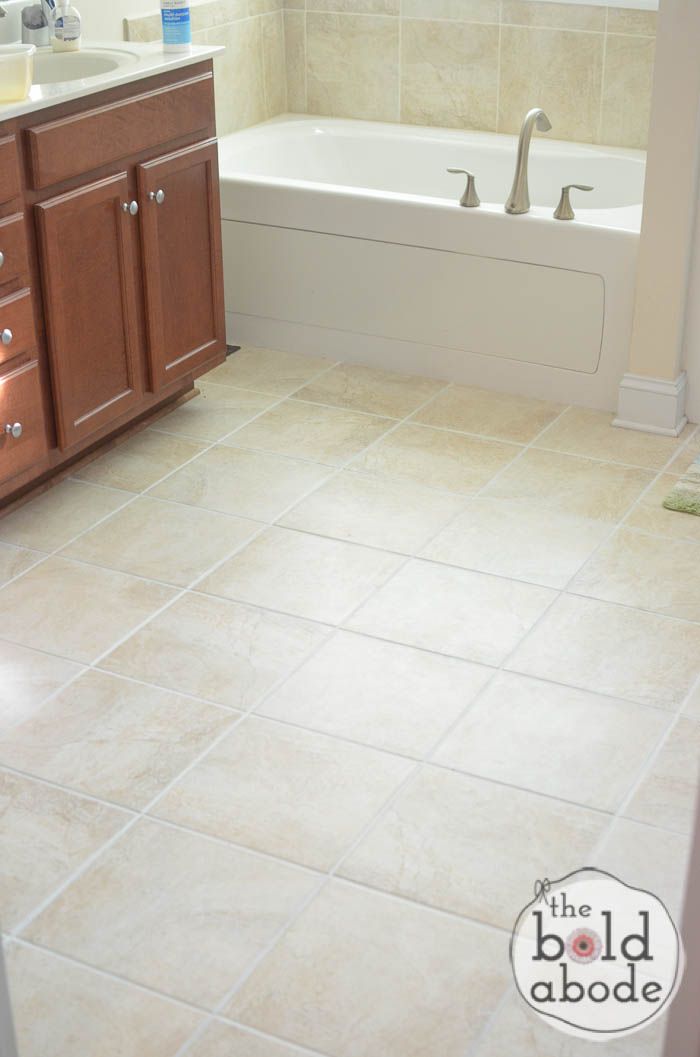 How to Renew Grout... even if it's totally disgusto!!!