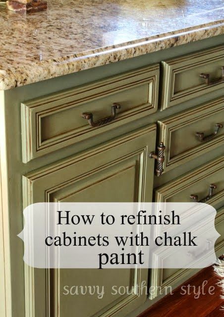 I love how she used the Valspar glaze for the antique finish instead of buffing ...