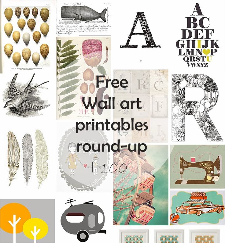Ohoh Blog - diy and crafts: DIY Monday # Free Wall Art printables botanicals, an...