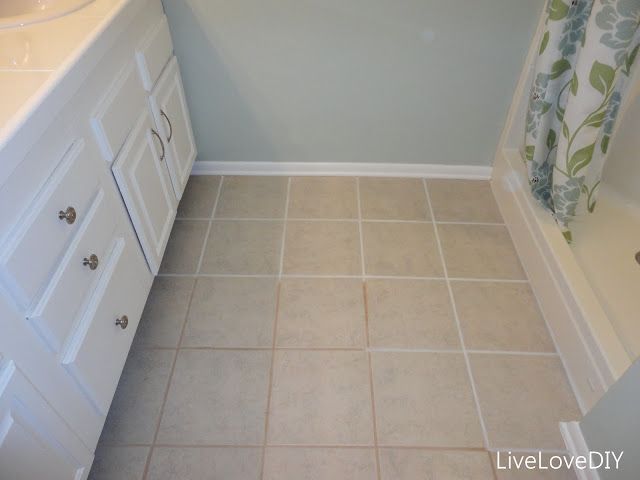 painting/restoring tile grout