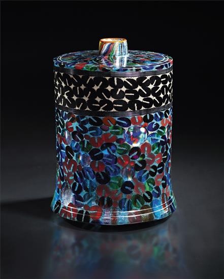 Yoichi Ohira (Japanese, b. 1946), Unique Hand-blown Murrine Glass Vase, 2006.