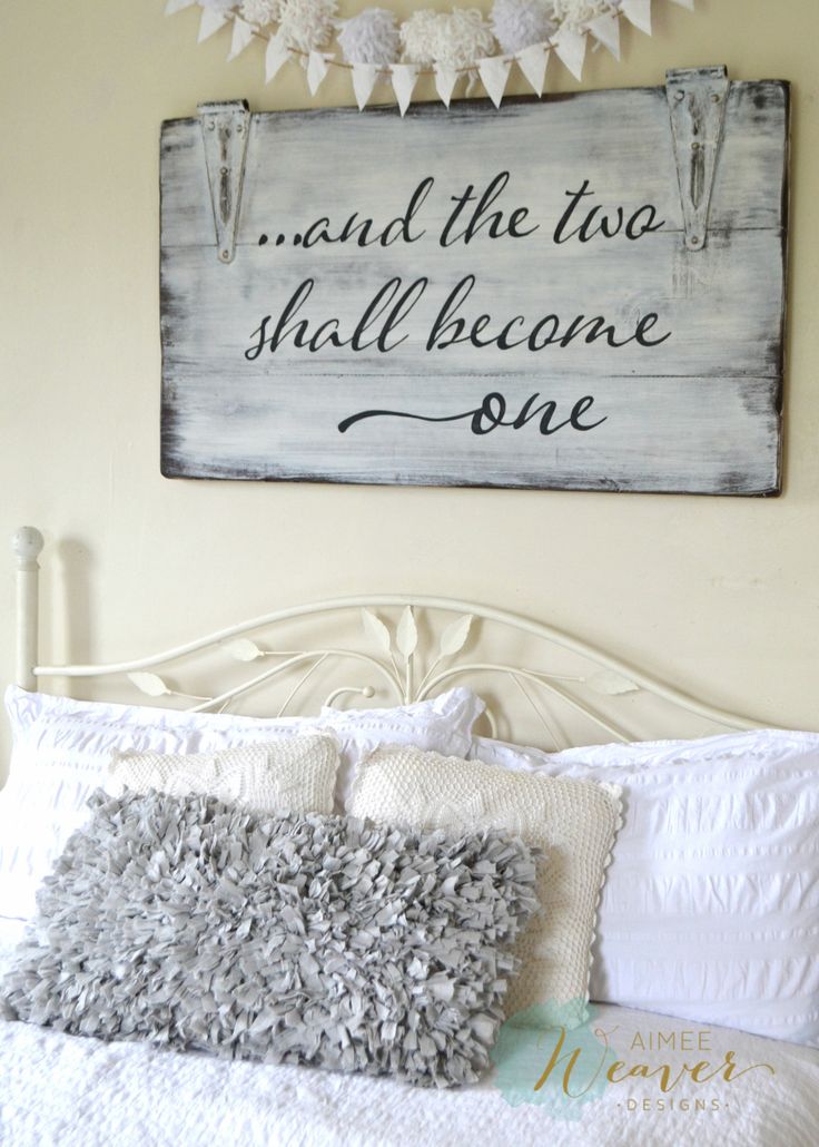 And the two shall become one sign by Aimee Weaver Designs