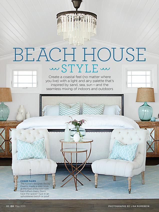 Beach House Style from Sarah Richardson - Good Housekeeping May 2015