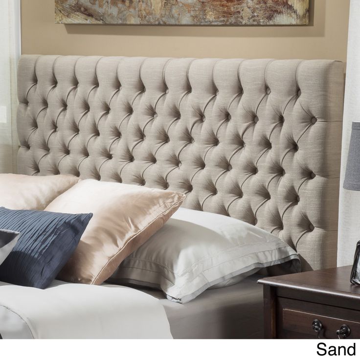 Dress up your bedroom with this elegantly designed headboard. This French inspir...