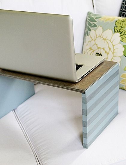 Never be without a portable desk again with this great DIY tutorial!