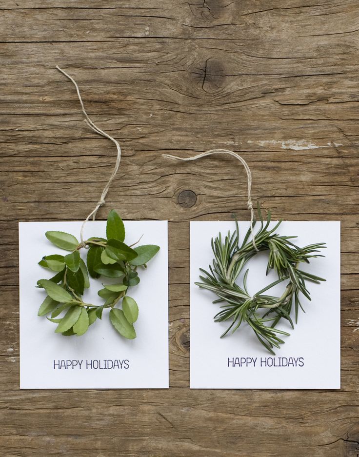 wreath holiday cards by Joke Vande Gaer